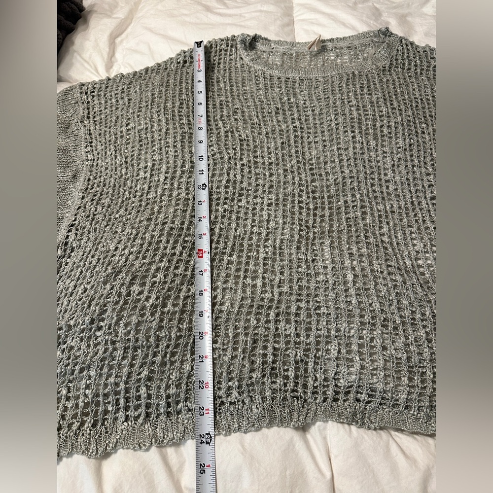 POL Gray Knit Women's Open Sides Sweater - NWOT - Size M - Picture 8 of 9